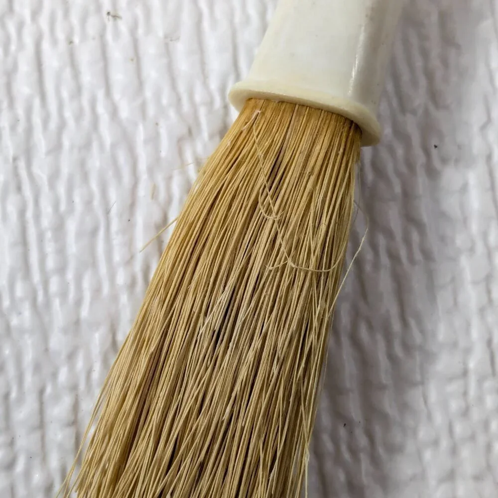 Vintage Kellogg‎ Quality Basting & Pastry Brush orange plastic handle USA RARE